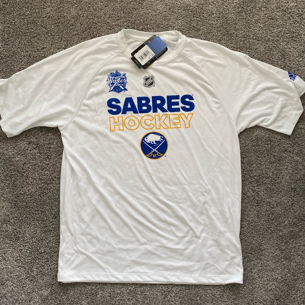 NHL Sabres Hockey Adidas T-shirt